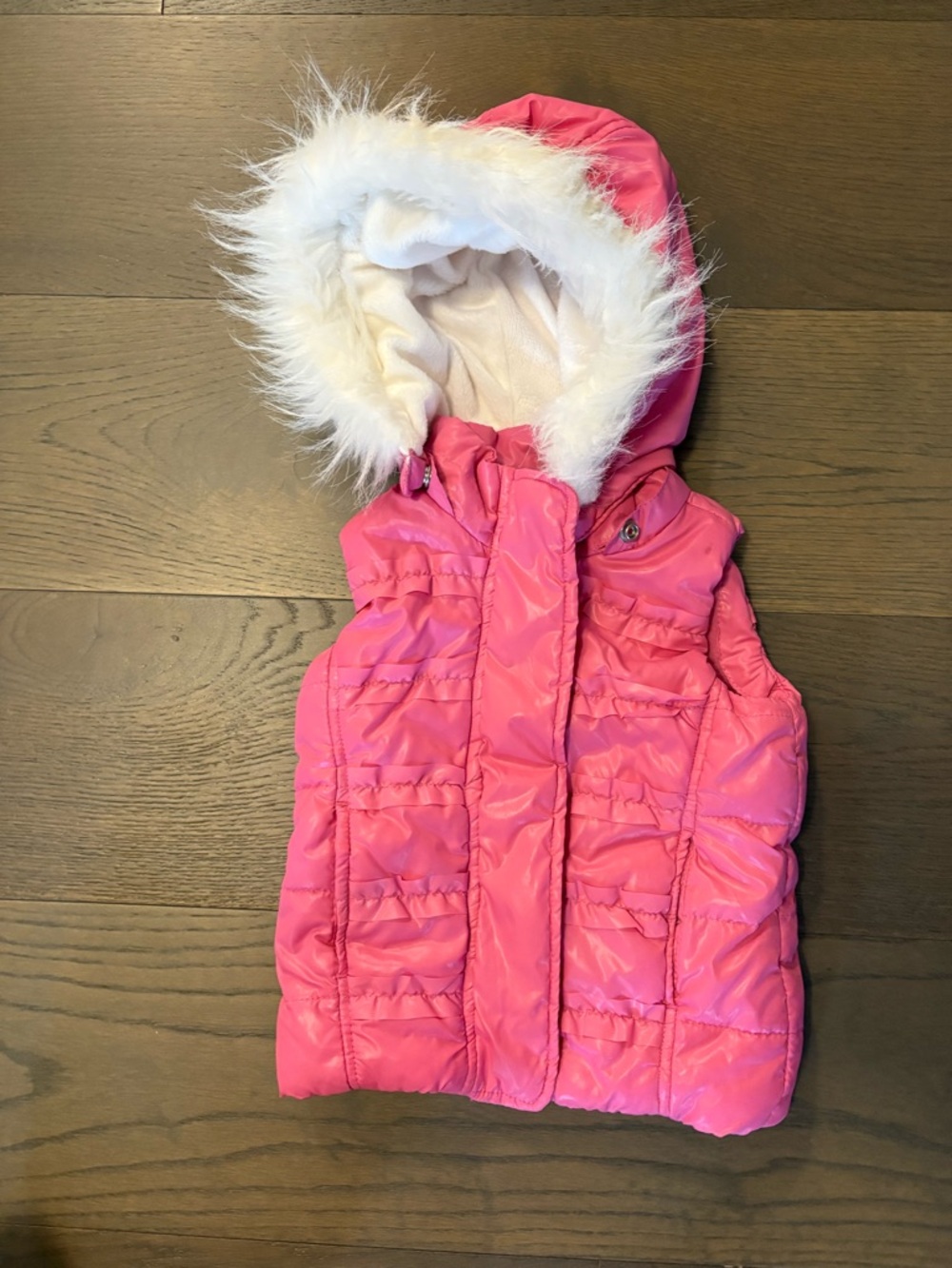 Children’s place pink girls spring vest 3T EUC